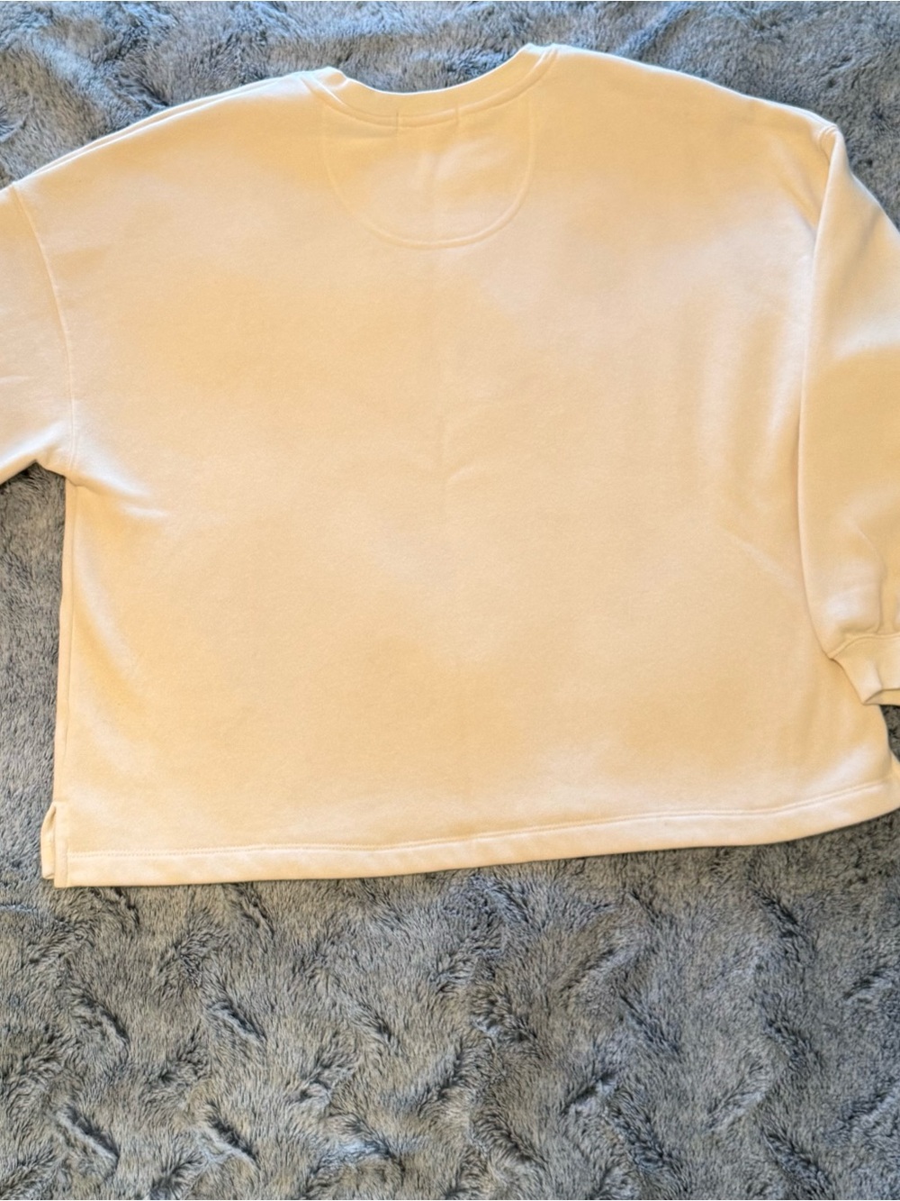 Festive Holiday Sweatshirt with holiday lights detail | Size = Large - Picture 6 of 6